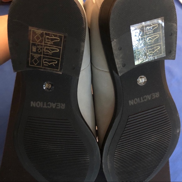 KENNETH COLE REACTION Women Grey Suede Booties - Picture 5 of 7